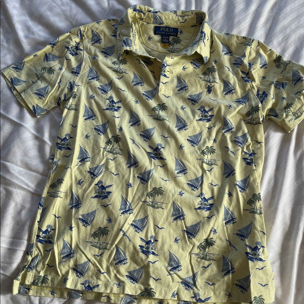 Ralph Lauren Boy's Cotton Mesh Polo Shirt | Youth L (14-16)